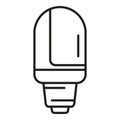 Power home control icon outline vector. Mobile power