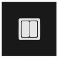 Power icon. Power Switch Icon. Shut Down, switch on or off symbol. Line and solid icons. Royalty Free Stock Photo