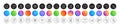 Power info, Trash bin and Oil barrel line icons. For web app, printing. Round icon buttons. Vector