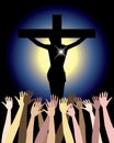 Power of Jesus Christ Easter Royalty Free Stock Photo