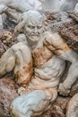 Power of Land fountain at Hofburg Imperial Palace ant Saint Michael Square, outdoor, Vienna, Austria Royalty Free Stock Photo