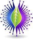 Power leaf logo