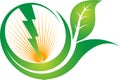 Power leaf logo