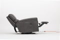 Power Leather Recliner Chair with white background - Image. Royalty Free Stock Photo