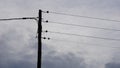 power line pole Royalty Free Stock Photo