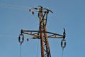 Power line pylon, Frenstat pod Radhostem, North Moravia, Czech Republic