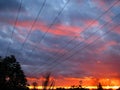 Power Line Sunset Perspective v1