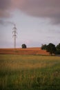 Power line tower