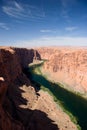 Power lines spanning Glen Canyon, near Page, Arizona