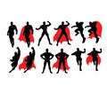 Power Man Silhouettes, art vector design