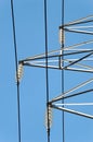 Power Mast Fixtures Royalty Free Stock Photo