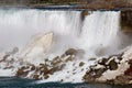 The power of the Niagara falls Royalty Free Stock Photo