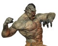 Power ogre in white background