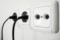 Power outlet Royalty Free Stock Photo