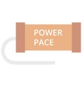 Power Pack Isolated Color Vector icon that can be easily modified or edit