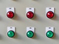 Power panel alarm open/close light visual or signal warning