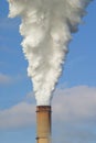 Power plant emissions Royalty Free Stock Photo