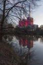 Power Plant at evening