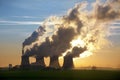 Power Plant - Greenhouse Gases - UK Royalty Free Stock Photo