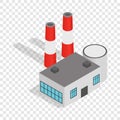 Power plant isometric icon