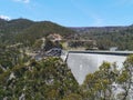 Power plant in the Snowy mountains Royalty Free Stock Photo