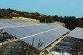 Power plant using renewable solar energy Royalty Free Stock Photo