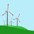 Power plant wind turbine