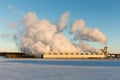 Power Plant in Winter