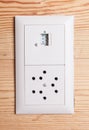 Power plug wall socket - Switzerland Royalty Free Stock Photo