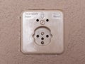 Power plug wall socket - Switzerland Royalty Free Stock Photo