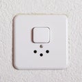 Power plug wall socket - Switzerland Royalty Free Stock Photo