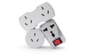 Power Plugs Royalty Free Stock Photo