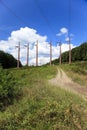 Power poles Royalty Free Stock Photo