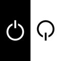 Power on and powe off icon great for any use. Vector EPS10.