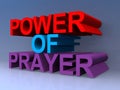 Power of prayer Royalty Free Stock Photo