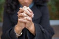 Power of Prayer in the Prayer Garden Royalty Free Stock Photo