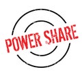 Power Share rubber stamp