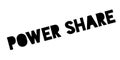 Power Share rubber stamp