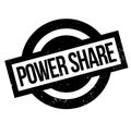Power Share rubber stamp