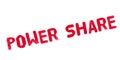 Power Share rubber stamp