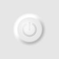 Power start and shutdown button isolated on white background. Vector illustration