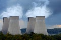 Power Station Cooling Towers Royalty Free Stock Photo
