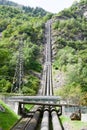 Power station making Electricity from a hydroelectric plant Royalty Free Stock Photo