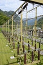 Power station making Electricity from a hydroelectric plant Royalty Free Stock Photo