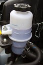 Power steering fluid reservoir Royalty Free Stock Photo