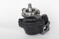 Power steering pump on a gray background Royalty Free Stock Photo