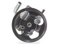 Power steering pump on a white background engine Royalty Free Stock Photo