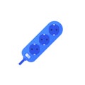 Power strip icon on white Royalty Free Stock Photo