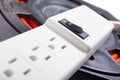 Power strip ON or RESET switch