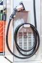 Power supply for charging an electric car Royalty Free Stock Photo